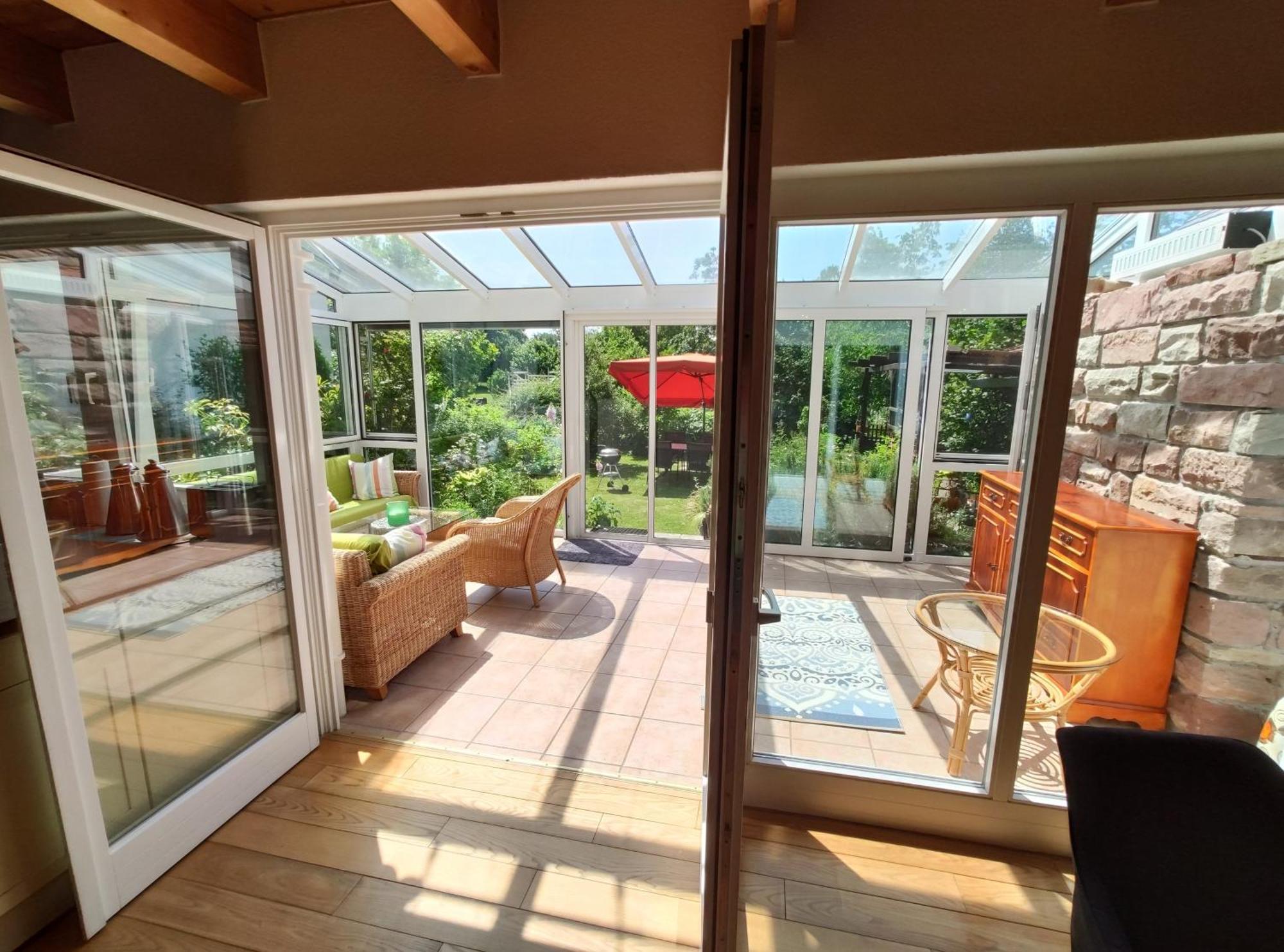 Ferienhaus Feder Lichtenau  エクステリア 写真